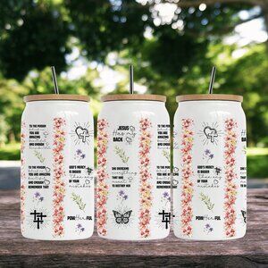 16 oz CAN TUMBLER WITH BAMBOO LID